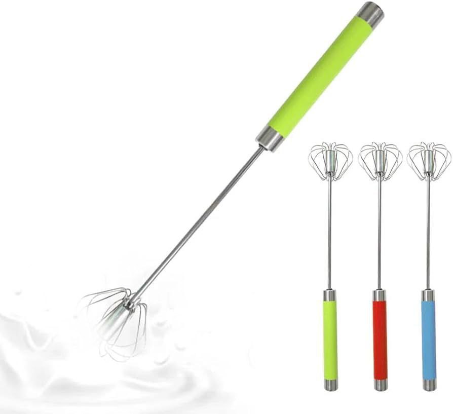 Stainless Steel Egg Whisk Press