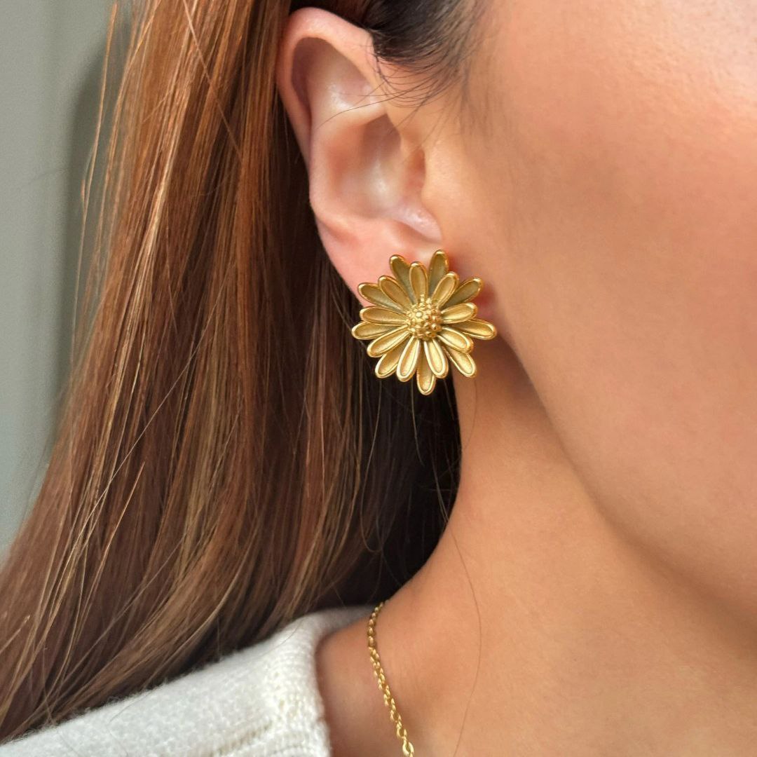 3D Flower Earring