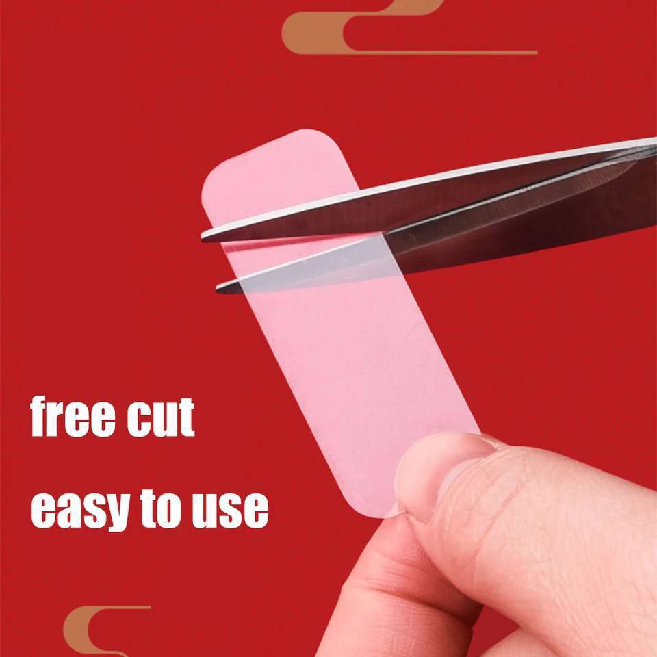 Double-sided tape, transparent