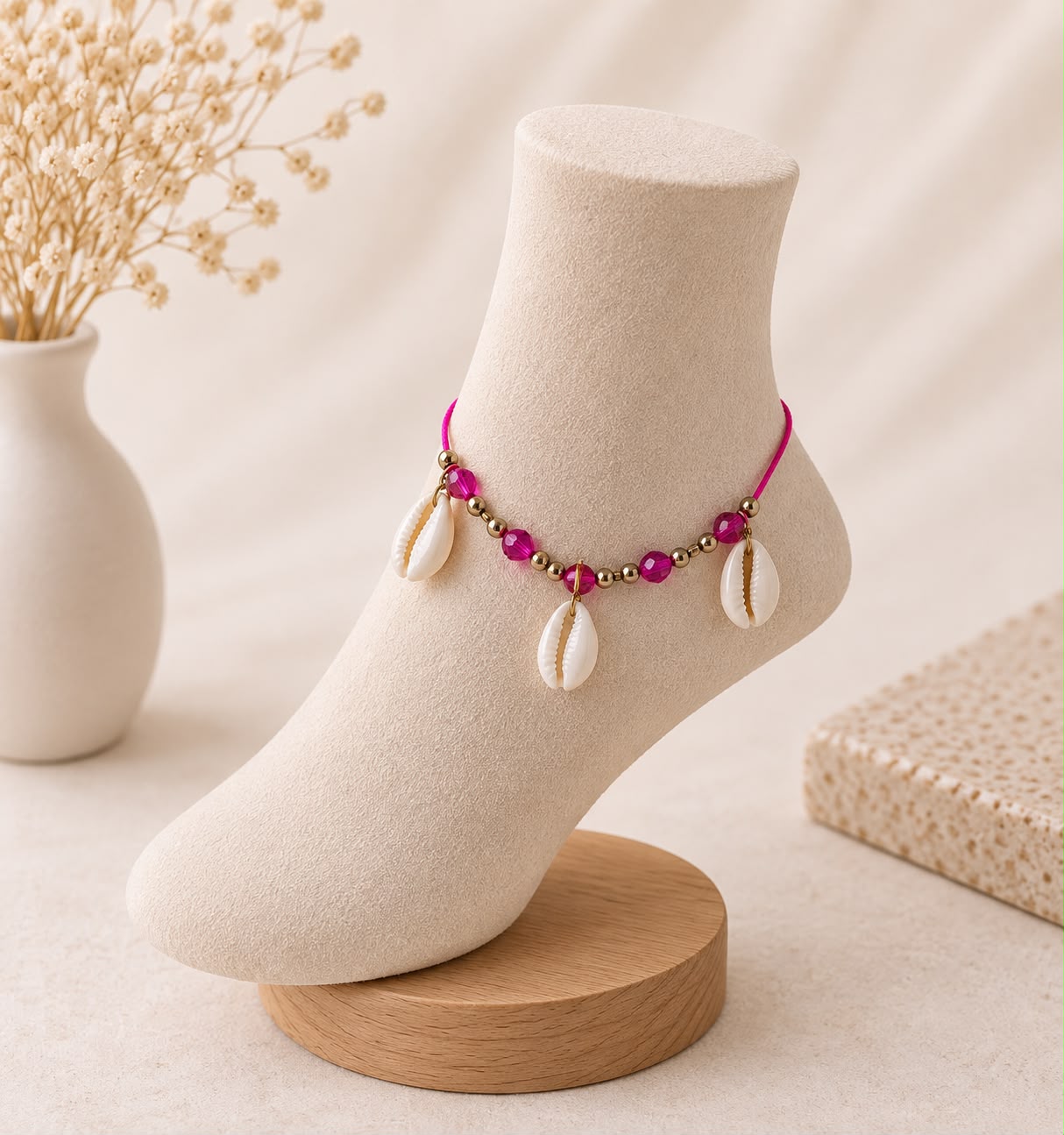 Shell Ankle - Fushia