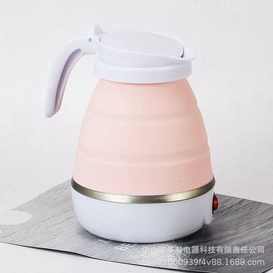 Electric Kettle Foldable Silicone Kettle Easy Storage Fast Water Pot Heater for Tea and Coffee 600ml