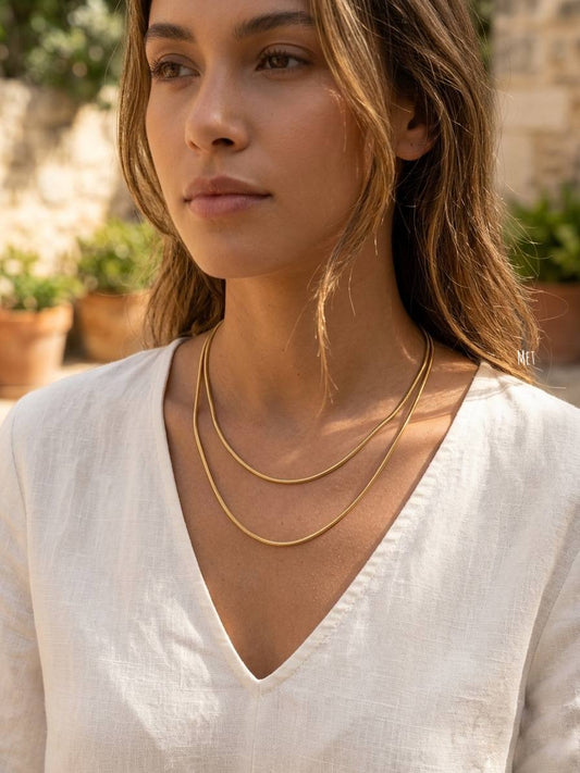 Gold Necklace - 2 Layer