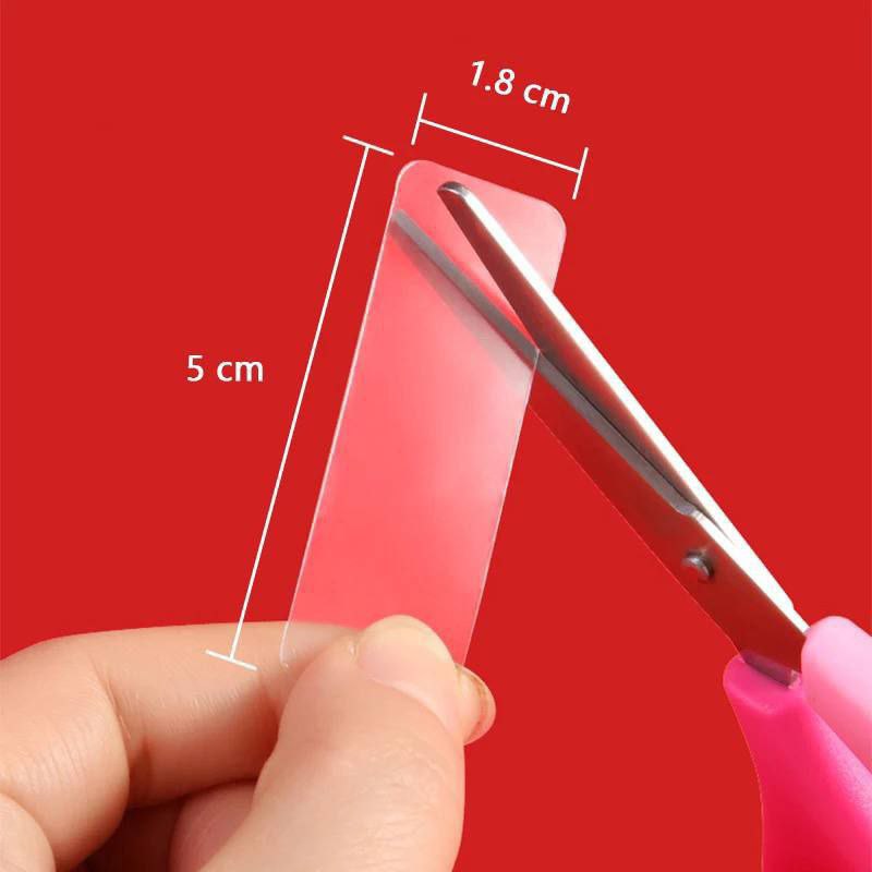 Double-sided tape, transparent