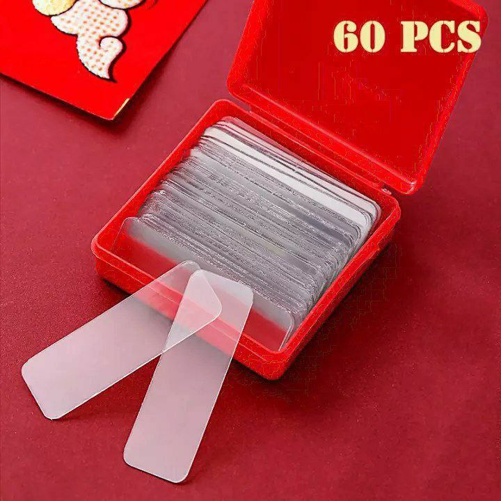 Double-sided tape, transparent
