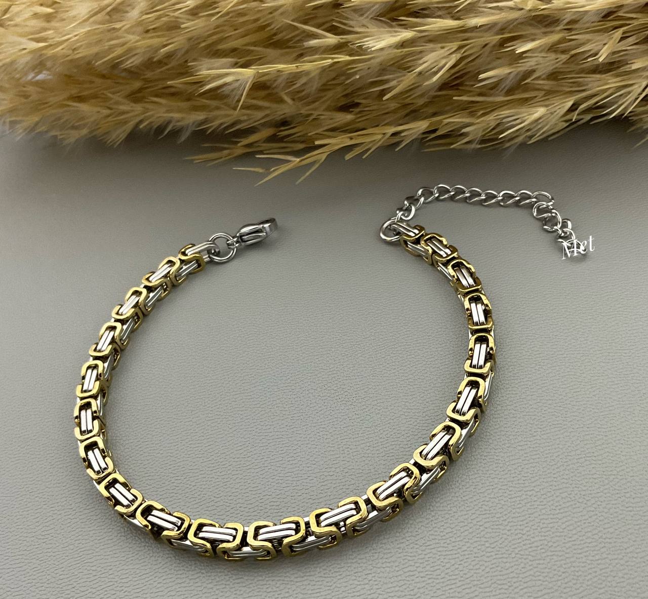 Chain Silver and Gold Bracelet