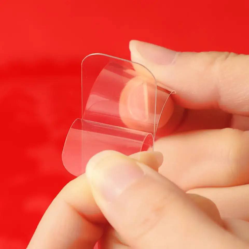 Double-sided tape, transparent