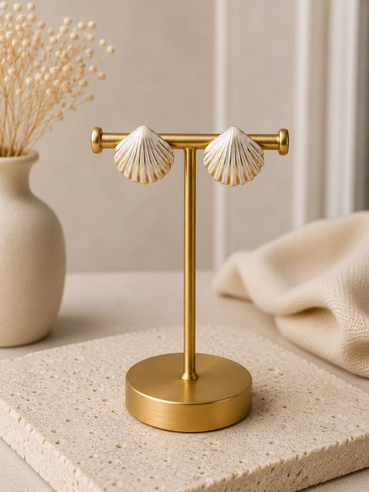 Sea Shell White - Earring