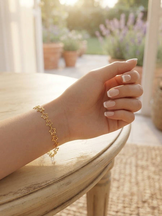 Gold Bracelet- Stars
