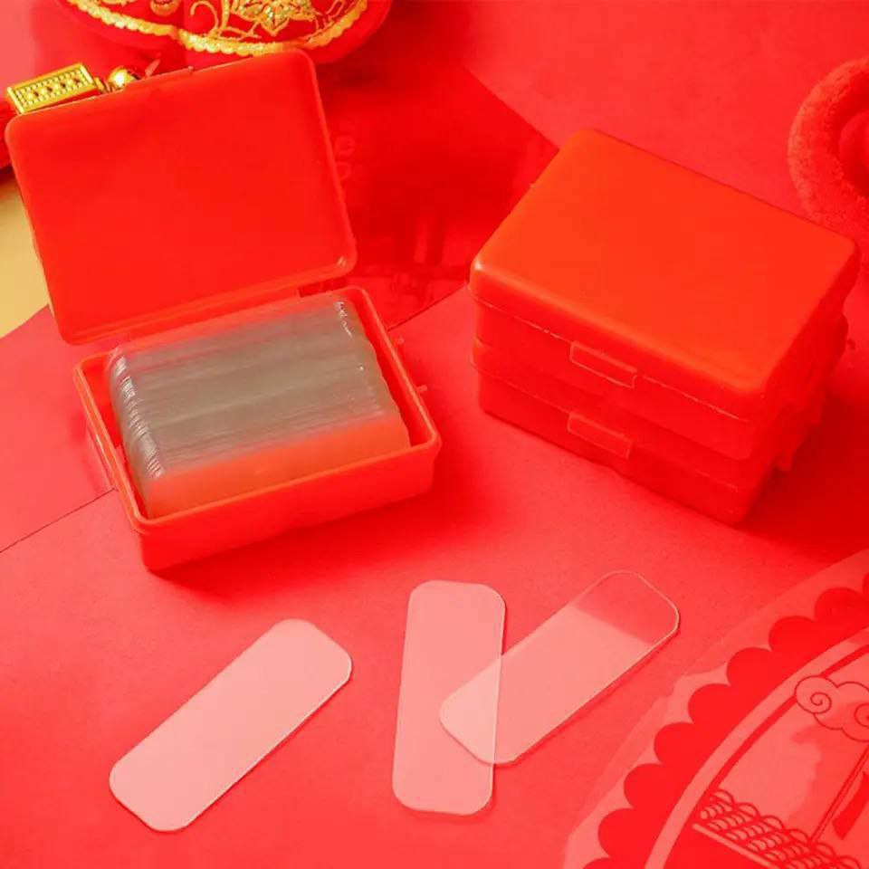 Double-sided tape, transparent