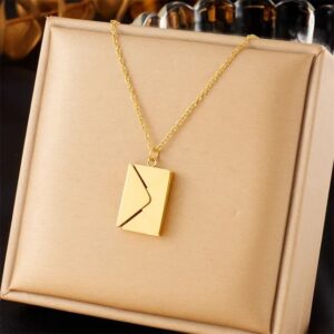 Envelope and letter Necklace