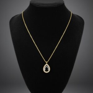 Black stone Necklace