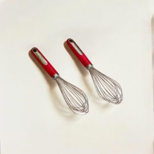 Whisk with Solid Handle & Stainless Steel Stir Bar