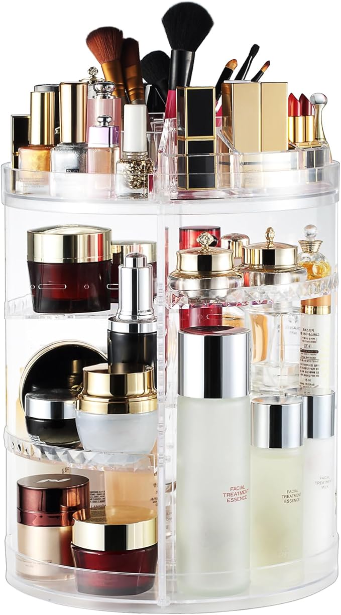 360 DEGREE ROTATING MAKEUP ORGANIZER - Image 3