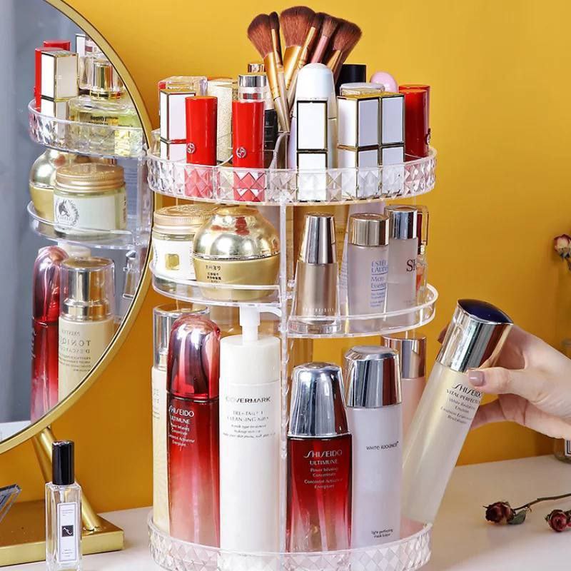 360 DEGREE ROTATING MAKEUP ORGANIZER