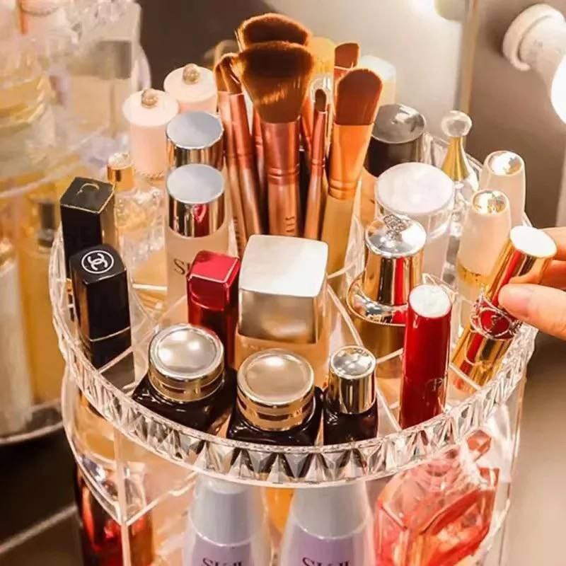 360 DEGREE ROTATING MAKEUP ORGANIZER - Image 4