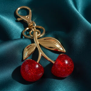 Cute Cherry Keychain