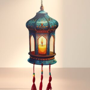 Lantern Wooden Wall Pendant4 -30 cm