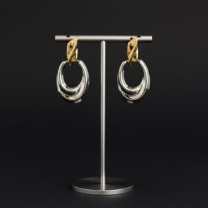 Oval - Sliver & Gold