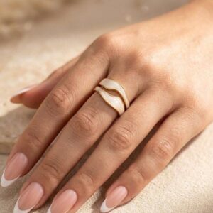 Double layer White - Ring